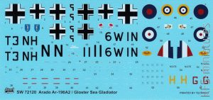 1/72 Arado Ar 196 A-2 vs Sea Gladiator over Norway (2in1) – Sword