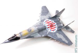 1/48 MiG-29UB - Budowa