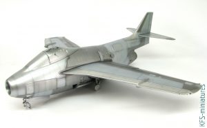 1/48 SAAB J-29F Tunnan - Budowa Cz. 2