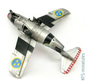 1/48 SAAB J-29F Tunnan - Budowa Cz. 2