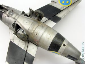 1/48 SAAB J-29F Tunnan - Budowa Cz. 2