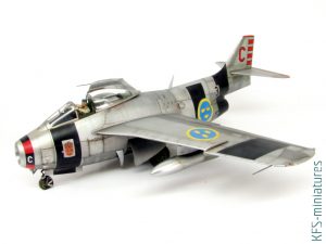 1/48 SAAB J-29F Tunnan - Budowa Cz. 2