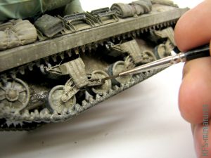 1/48 M10 Wolverine - Operation Cobra 1944 - Budowa cz.3