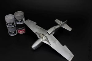 1/48 P-51D-5  Mustang - Eduard - Budowa cz.2