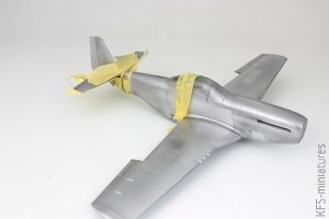 1/48 P-51D-5  Mustang - Eduard - Budowa cz.2