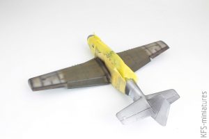 1/48 P-51D-5  Mustang - Eduard - Budowa cz.2