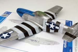 1/48 P-51D-5  Mustang - Eduard - Budowa cz.2