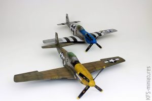 1/48 P-51D-5  Mustang - Eduard - Budowa cz.2