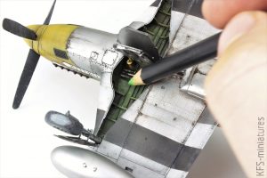 1/48 P-51D-5  Mustang - Eduard - Budowa cz.2