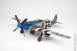 1/48 P-51D-5  Mustang - Eduard - Budowa cz.2