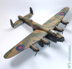 1/48 Avro Lancaster B Mk.I - HK Models - Budowa cz.2