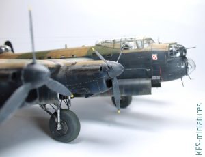 1/48 Avro Lancaster B Mk.I - HK Models - Budowa cz.2