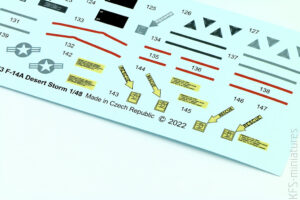 1/48 F-14A Tomcat – Kalkomanie