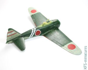 1/48 A6M2 Zero Type 21 - Eduard - Budowa