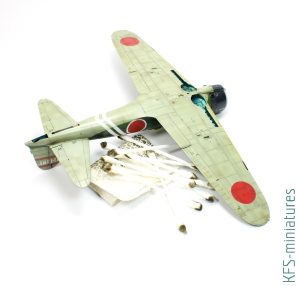 1/48 A6M2 Zero Type 21 - Eduard - Budowa