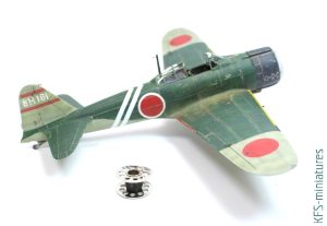 1/48 A6M2 Zero Type 21 - Eduard - Budowa