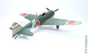 1/48 A6M2 Zero Type 21 - Eduard - Budowa