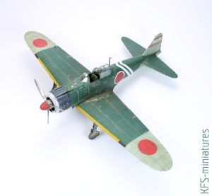 1/48 A6M2 Zero Type 21 - Eduard - Budowa