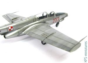 1/72 TS-11 Iskra - Srebrna Pani - Budowa