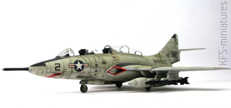 1/48 Tf-9J/F9F-8T Cougar - KittyHawk