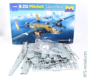 1/48 B-25J Mitchell - HK Models - Budowa cz.1