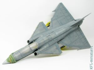 1/48 JA 37 Viggen - Budowa cz.2