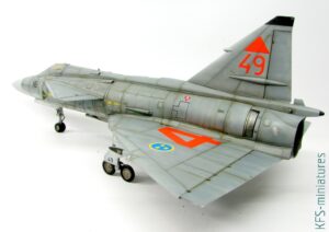 1/48 JA 37 Viggen - Budowa cz.2