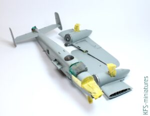 1/48 B-25J Mitchell - HK Models - Budowa cz.2