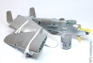 1/48 B-25J Mitchell - HK Models - Budowa cz.2