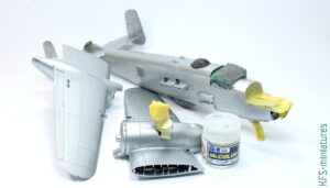 1/48 B-25J Mitchell - HK Models - Budowa cz.2