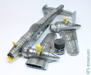 1/48 B-25J Mitchell - HK Models - Budowa cz.2