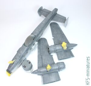 1/48 B-25J Mitchell - HK Models - Budowa cz.2