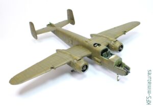 1/48 B-25J Mitchell - HK Models - Budowa cz.2