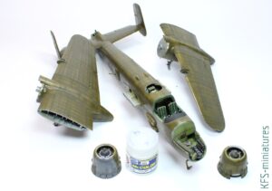 1/48 B-25J Mitchell - HK Models - Budowa cz.2