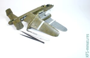 1/48 B-25J Mitchell - HK Models - Budowa cz.2