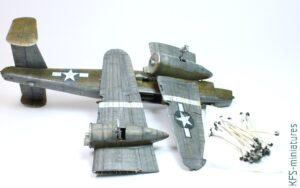 1/48 B-25J Mitchell - HK Models - Budowa cz.2