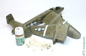 1/48 B-25J Mitchell - HK Models - Budowa cz.2