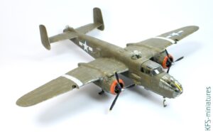 1/48 B-25J Mitchell - HK Models - Budowa cz.2