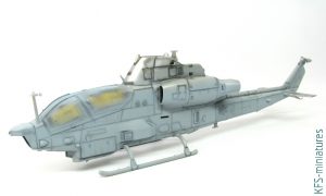 1/48 AH-1Z Viper - Budowa Cz. 2