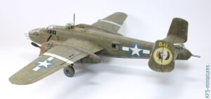 1/48 B-25J Mitchell - HK Models - Budowa cz.2