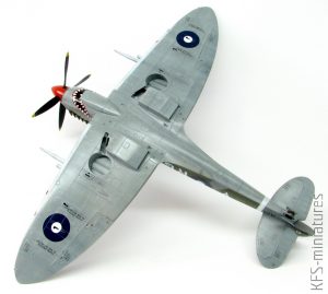 1/48 Spitfire Mk. VIII - Eduard - Budowa Cz.2