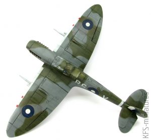 1/48 Spitfire Mk. VIII - Eduard - Budowa Cz.2