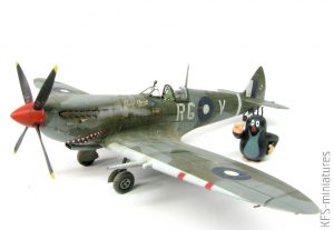 1/48 Spitfire Mk. VIII - Eduard - Budowa Cz.2