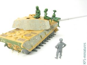 1/48 Panzerkampfwagen VI Ausf. B Tiger II - Malowanie