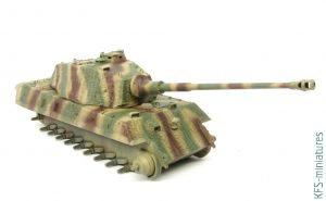 1/48 Panzerkampfwagen VI Ausf. B Tiger II - Malowanie