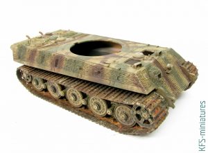 1/48 Panzerkampfwagen VI Ausf. B Tiger II - Malowanie