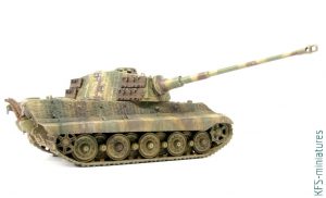 1/48 Panzerkampfwagen VI Ausf. B Tiger II - Malowanie