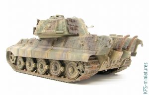 1/48 Panzerkampfwagen VI Ausf. B Tiger II - Malowanie