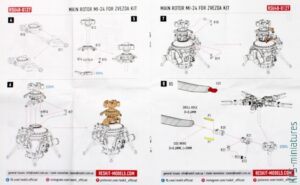 1/48 Mi-24V/VP - Zvezda  z dodatkami -  Budowa cz.1