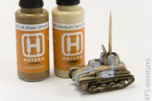 1/72 Type 94 Japanese tankette - malowanie z Hataka Orange cz. 1